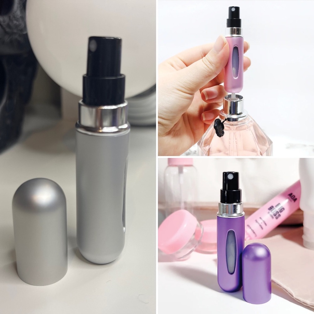 3/$15 Refillable Travel Scent Atomizer Travel Bottle Silver